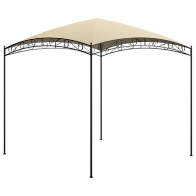 Walplus Gazebo Outdoor Beach Party Festival Camping Tent Canopy Wedding Marquee Awning3X3X2.65 M Cream 180 G/ma - image 1