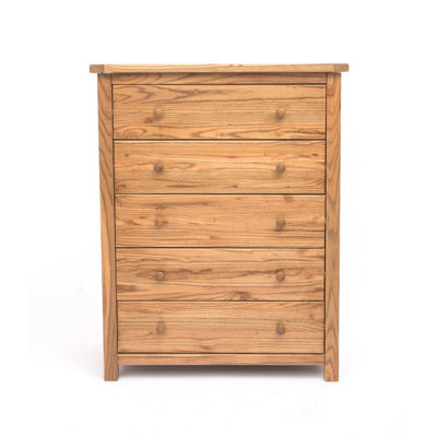 Cabinet Bits Trivento 5 Drawer Chest Of Drawers Wood Knob - image 1