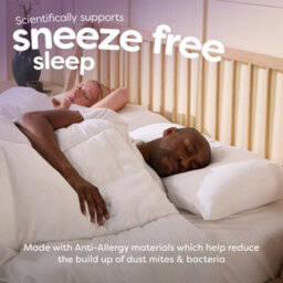 Slumberdown Anti Allergy Pillows 4 Pack Soft Support Front Sleeper Pillows For Neck Pain Relief Anti Bacterial Comfortable 48X74Cm - thumbnail 2