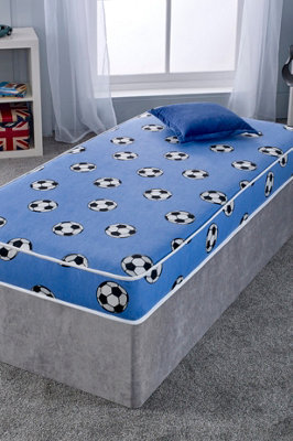 eXtreme Comfort Ltd Blue Football All Foam Kids Mattress - Small Single - image 1