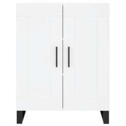 Berkfield Highboard White 69.5X34X180 Cm Engineered Wood - thumbnail 8