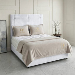 DS Living Kingsley White Divan Bed - Divan Bed Frame - thumbnail 1
