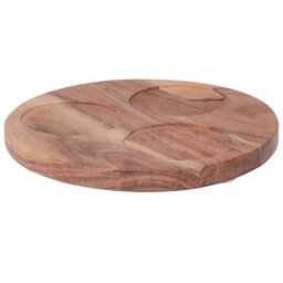 Beliani 3 Bowl Serving Tray With Teaspoon Heraklion Stone Multicolour - thumbnail 5