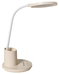 Beliani Office Desk Lamp Beige - Adjustable Arm, Stepless Dimmer, 3 Cct Modes - thumbnail 2