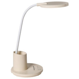 Beliani Office Desk Lamp Beige - Adjustable Arm, Stepless Dimmer, 3 Cct Modes - thumbnail 5