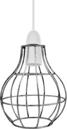 Brushed Silver Metal Wire Cage Ceiling Light Shade Easy Fit Lamp Shade, Ceiling Hanging Indoor Pendant Light Lampshade - thumbnail 5