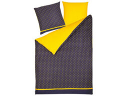 Beliani Duvet Cover Set Wallingford Sateen Cotton 135 X 200 Cm Blue - thumbnail 5