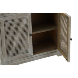 Orsina Slate Grey 2 Drawer Cabinet, Pine Wood Colonial Vanity Storage For Shoe Rack, Bathroom, Home & Office - thumbnail 9