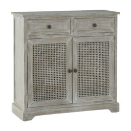 Orsina Slate Grey 2 Drawer Cabinet, Pine Wood Colonial Vanity Storage For Shoe Rack, Bathroom, Home & Office - thumbnail 2