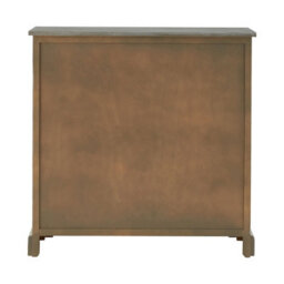 Orsina Slate Grey 2 Drawer Cabinet, Pine Wood Colonial Vanity Storage For Shoe Rack, Bathroom, Home & Office - thumbnail 4