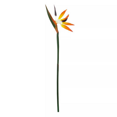Orsina Bird Of Paradise - 92Cm, Exotic Faux Flower With Bold Orange And Purple Petals, Adds A Tropical Touch - image 1