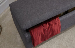 Gfw Secreto Fabric Storage Ottoman Bench Charcoal - thumbnail 6