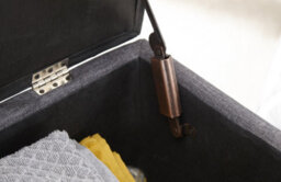 Gfw Secreto Fabric Storage Ottoman Bench Charcoal - thumbnail 5