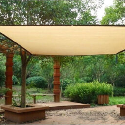 3X5M Rectangular Hdpe Shade Sail Uv Resistant Perforated - thumbnail 2