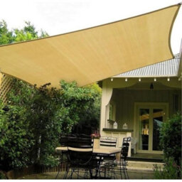 3X5M Rectangular Hdpe Shade Sail Uv Resistant Perforated - thumbnail 5