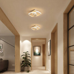 Pheashine Sleek Double Square Led Ceiling Light 22W White 19Cm Warm Light 220V - thumbnail 7