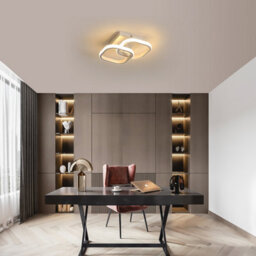 Pheashine Sleek Double Square Led Ceiling Light 22W White 19Cm Warm Light 220V - thumbnail 5