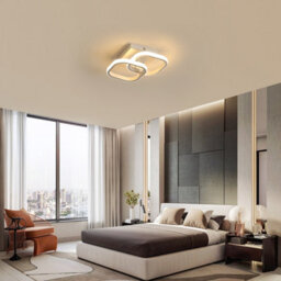 Pheashine Sleek Double Square Led Ceiling Light 22W White 19Cm Warm Light 220V - thumbnail 6