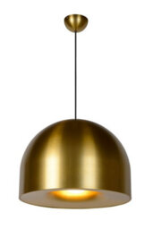 Lucide Akron - Pendant Light - 50 Cm - 1Xe27 - Matt Gold / Brass - thumbnail 1
