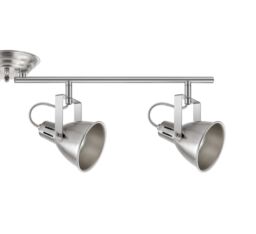 GoodHome Asterion Tube Satin Nickel Effect 4 Light Spotlight - thumbnail 4