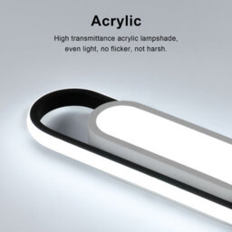 Pheashine Sleek Oval Led Ceiling Light 21W 6500K Daylight Black And White 40X10.5X5Cm - thumbnail 3