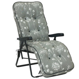 Glendale Garden & Leisure Deluxe Relaxer Renaissance Grey - thumbnail 2