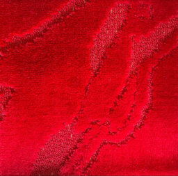 Dolphin Anti-Slip Bath Mat And Pedestal Mat 2 Piece Set - Red - thumbnail 2