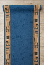 RugsX Runner Anti-Slip Jena Blue 80Cm 80X120 Cm - thumbnail 5