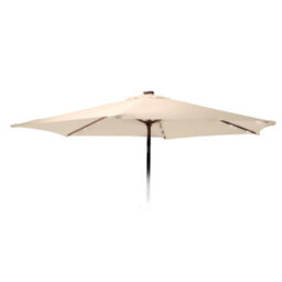 Urbn-Living Taupe - 270Cm Solar Led Parasol Umbrella - thumbnail 8