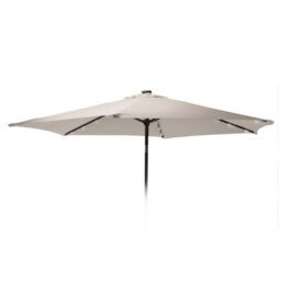 Urbn-Living Taupe - 270Cm Solar Led Parasol Umbrella