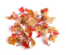 "Best Artificial 200Cm-6Ft 7"" Large Leaf Two Tone Autumn English Ivy Garland - Lg15" - thumbnail 3