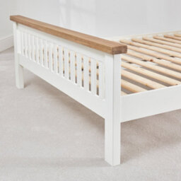 The Furniture Market Cheshire White Painted 4Ft 6In Double Bed - thumbnail 5