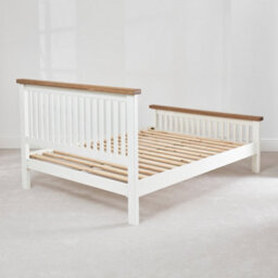The Furniture Market Cheshire White Painted 4Ft 6In Double Bed - thumbnail 7