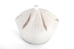 Littens Cream Teddy Boucle Bean Bag Plush Cosy Chair Large Seat 75Cm X 75Cm X 75Cm - thumbnail 5