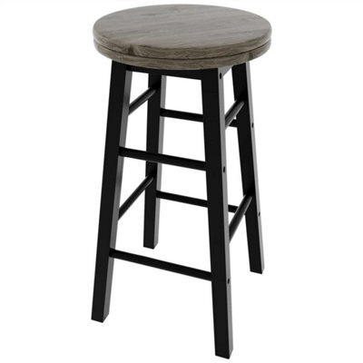 Modern Bar Stool Solid Wood Seat Kitchen Pub Dining Furniture - image 1