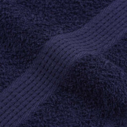 Berkfield Sauna Towels 2 Pcs Navy Blue 80X200 Cm 360 Gsm 100% Cotton - thumbnail 7