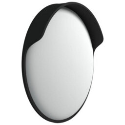 Vidaxl Outdoor Convex Traffic Mirror Black 60 Cm Polycarbonate Traffic Mirrors - thumbnail 4