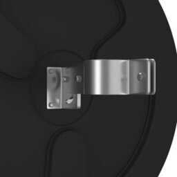 Vidaxl Outdoor Convex Traffic Mirror Black 60 Cm Polycarbonate Traffic Mirrors - thumbnail 5