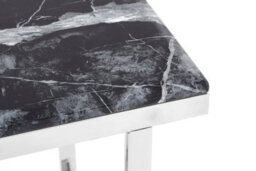 Premier Housewares Interiors By Premier Durable Console Table With Black Marble Top, Sturdy Storage Console Table, Elegant Console Table For Hallway - thumbnail 3