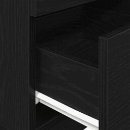 Berkfield Bedside Cabinet With 2 Drawers Black 36X36X68 Cm - thumbnail 8