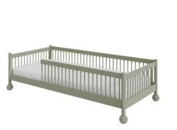 Arte Star Wooden Single Bed Eu 90X200Cm In Olive - Nature-Inspired Calm & Character - thumbnail 2