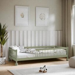 Arte Star Wooden Single Bed Eu 90X200Cm In Olive - Nature-Inspired Calm & Character - thumbnail 1
