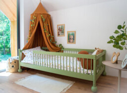 Arte Star Wooden Single Bed Eu 90X200Cm In Olive - Nature-Inspired Calm & Character - thumbnail 4
