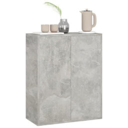 Vidaxl Sideboard Concrete Grey 60X30X75 Cm Engineered Wood - thumbnail 4