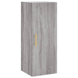 Berkfield Highboard Grey Sonoma 34.5X34X180 Cm Engineered Wood - thumbnail 5