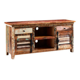 Wyld Haus Seattle Reclaimed Wood Media Sideboard With 2 Drawers, 2 Doors And 1 Shelf - thumbnail 2