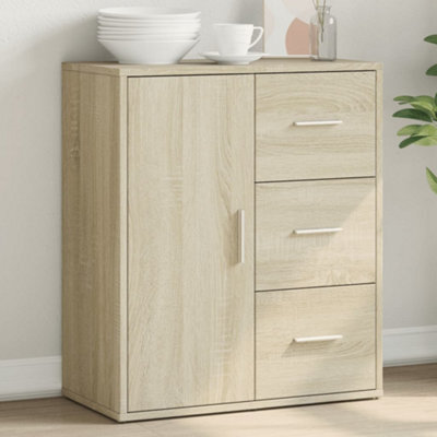 Berkfield Sideboard Sonoma Oak 60X31X70 Cm Engineered Wood - image 1