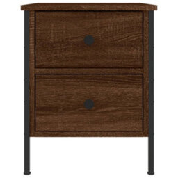 Berkfield Bedside Cabinets 2 Pcs Brown Oak 40X42X50 Cm Engineered Wood - thumbnail 6