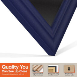 "16X16"" Purple Classic Vinyl Record Frame With Black Mount For 12 Inch Lp Disc - Ak Frames" - thumbnail 3