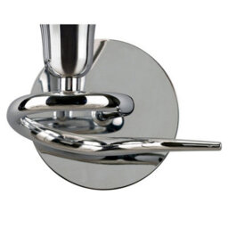 Luminosa Lighting Luminosa Amel Wall Lamp Switched 1 Light L1/sgu10, Polished Chrome - thumbnail 4